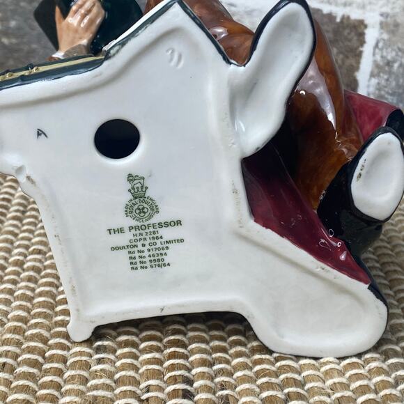 RETIRED Royal Doulton 1964 The Professor HN2281 Professions Series Figurine 8" - Picture 14 of 15